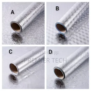 *Silver Aluminium Foil /Kitchen Table Top Liner