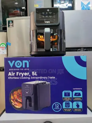 Von Air Fryer 5 Litres Digital Slim Design