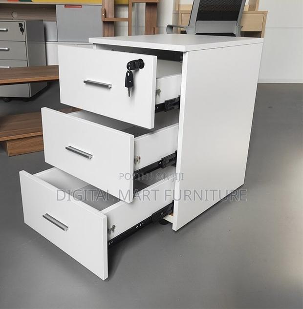 Office Cabinet: White 3 Tier Storage File Cabinet - thumbnail 9