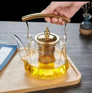 Glass Teapot With Strainer Infuser-Alp