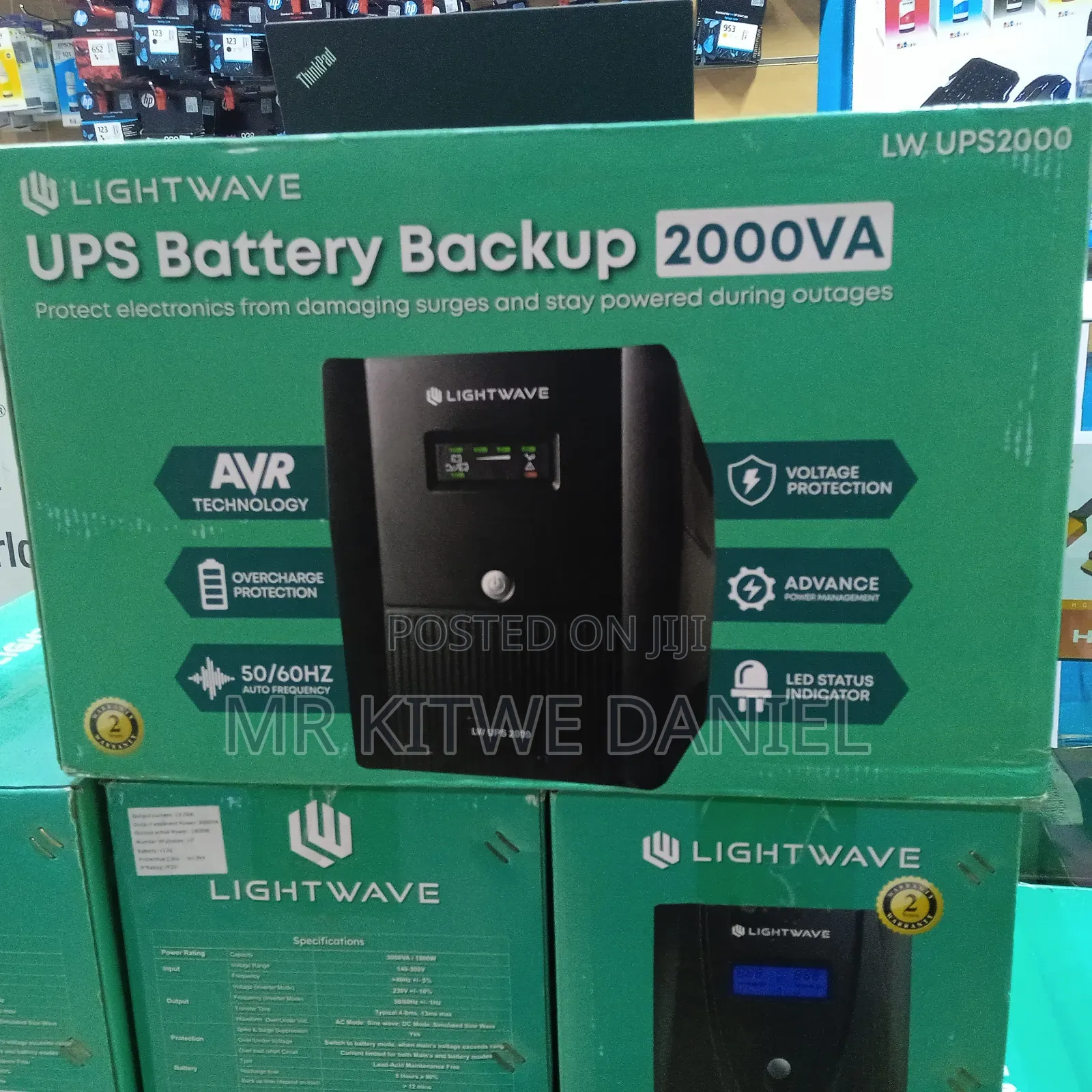 Lightwave 2000va Battery Backup Ups