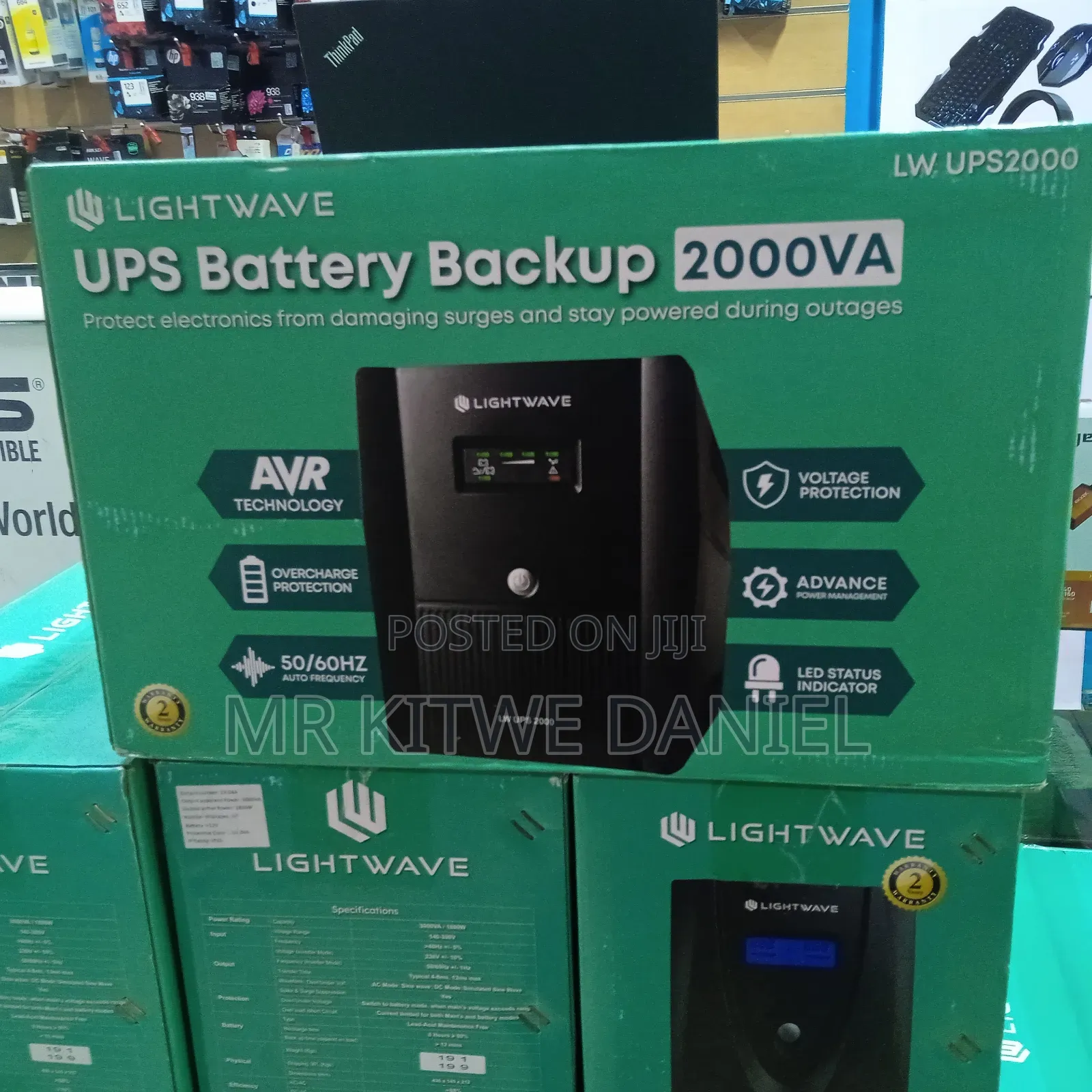 Lightwave 2000va Battery Backup Ups