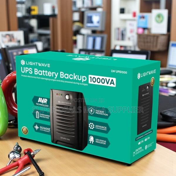 Lightwave 1000va Energy Efficient Ups With Quick Charge Auto Restart