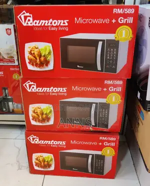 Ramtons 23 Litres Rm589 Microwave With Grill Rm589 (Silver)