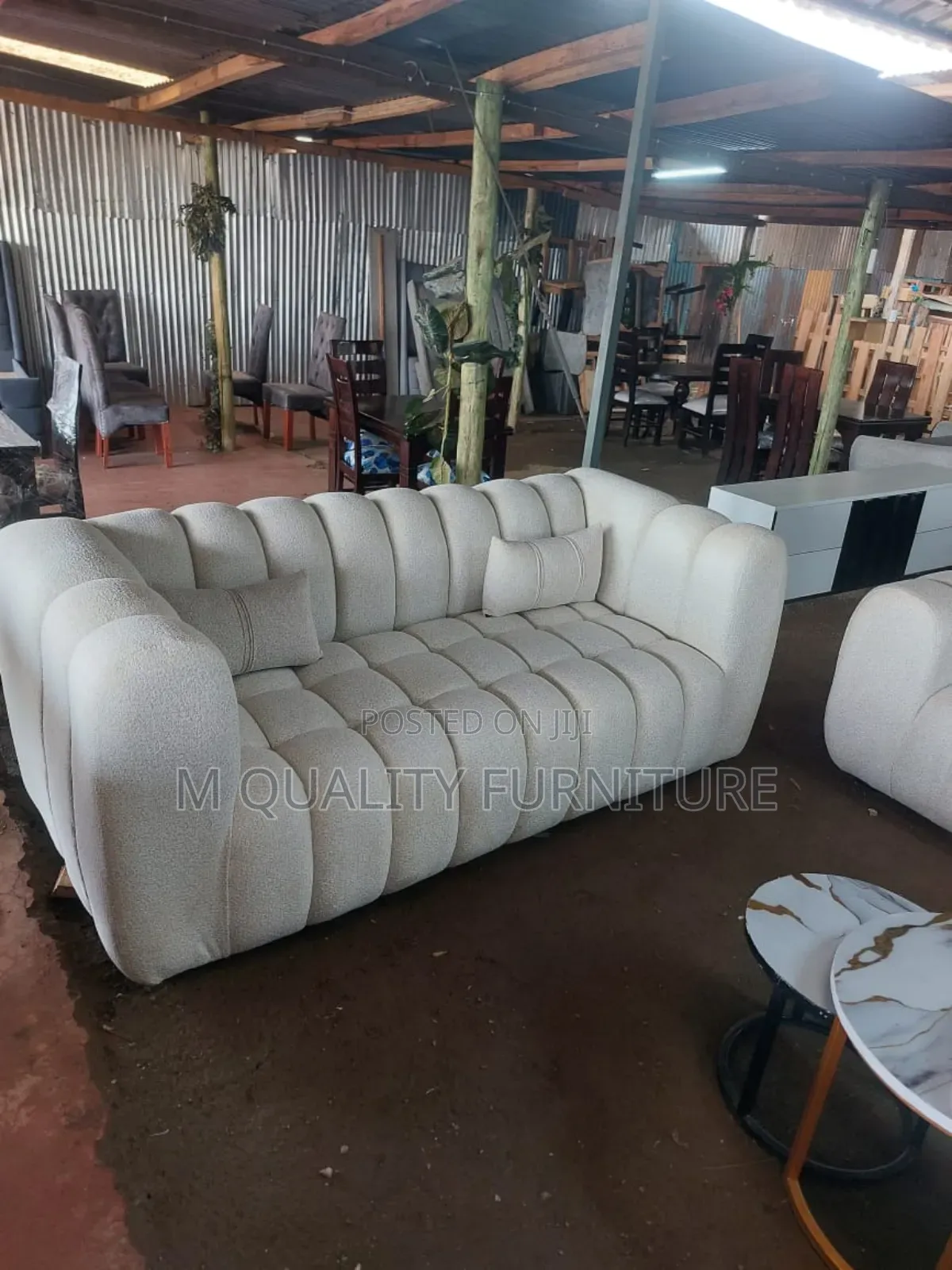 Beidge 3 Seater Indoor Bubble Sofas
