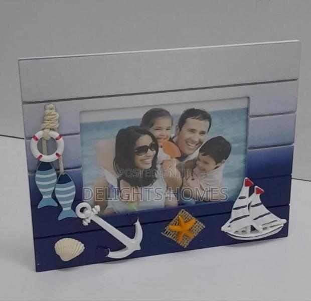 Wooden Photo Frame + Swing Clock Ornament-Alp - thumbnail 2