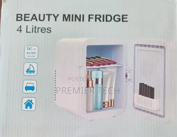 *4l Portable Beauty Car Fridge With Mirror and Duo Power Option