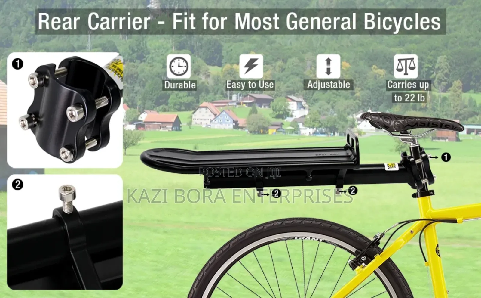 Bicycle Aluminium Adjustable Rear Carrier