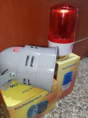 Motor Siren and Warning Light for Emergency Vehicle and Building