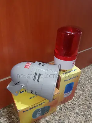 Siren Together With Warning Light Red in Color Ac240v