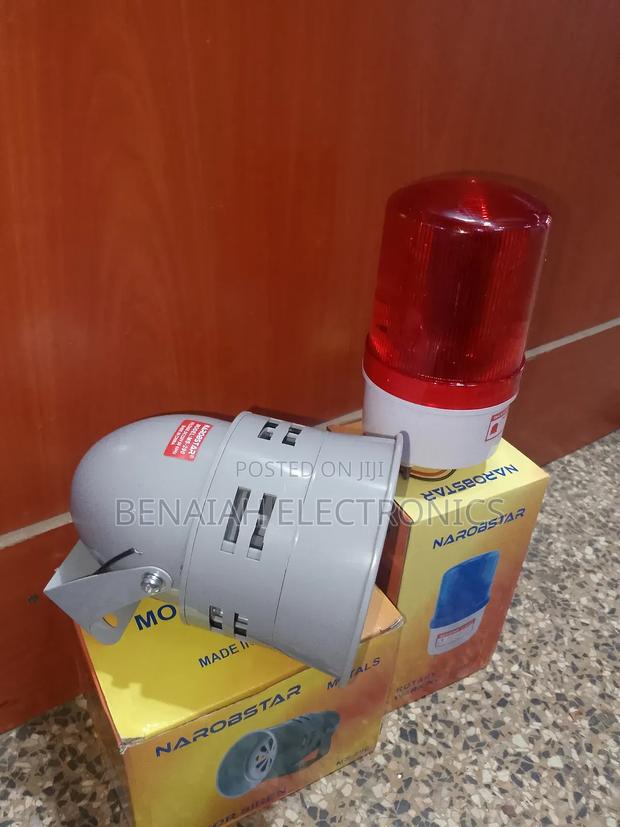 Siren Together With Warning Light Red in Color Ac240v