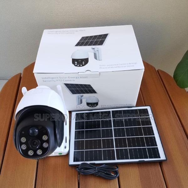4g Simcard Solar Camera 3mp Hd PTZ Auto Rotate Two-Way Audio System - main view