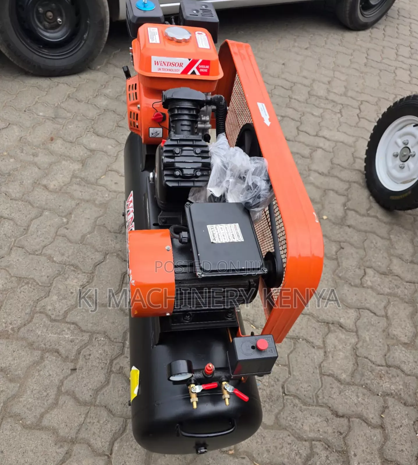 Windsor 7hp Petrol + Electric Air Compressor (Uk Technology)