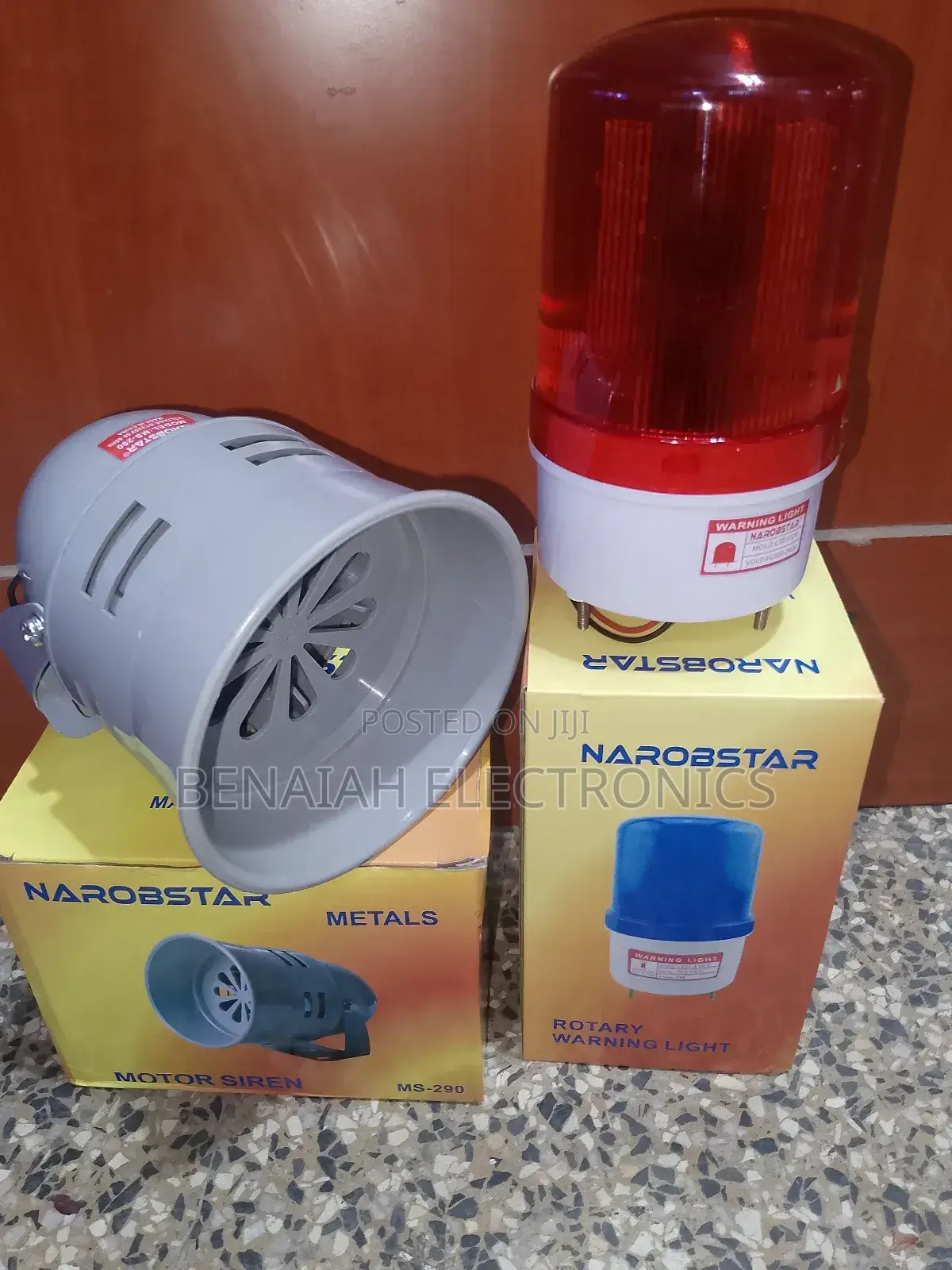 Reliable Siren With Warning Light Red Bright Warning Light