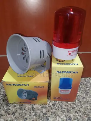 Reliable Siren With Warning Light Red Bright Warning Light