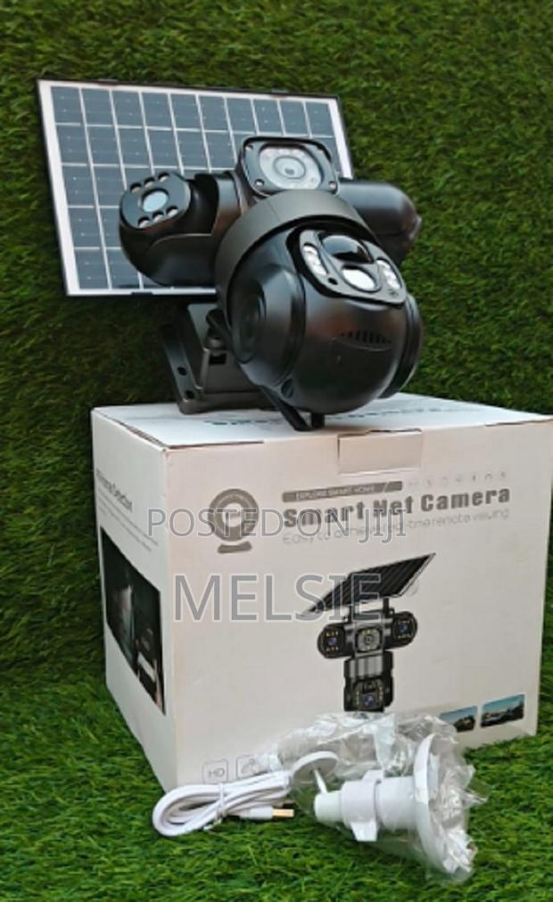 Smart 4g Tripple Lens PTZ V380 4g PTZ Solar Camera Security Camera - main view