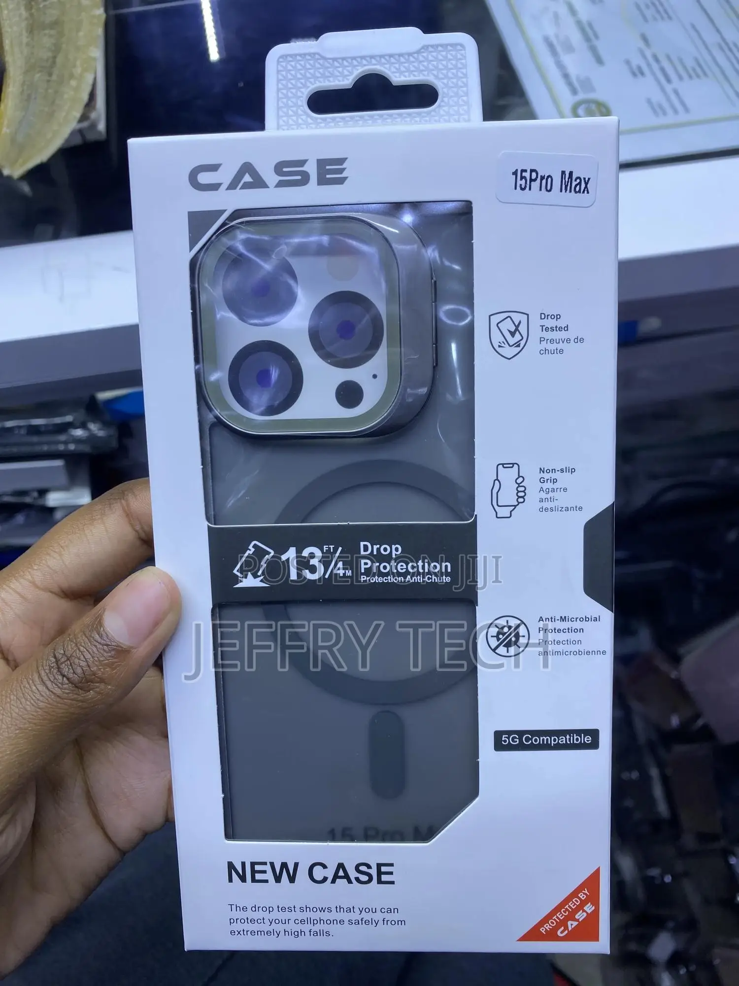 Lamicall Magnetic Case for iPhone 15 Pro Max Translucent Matte