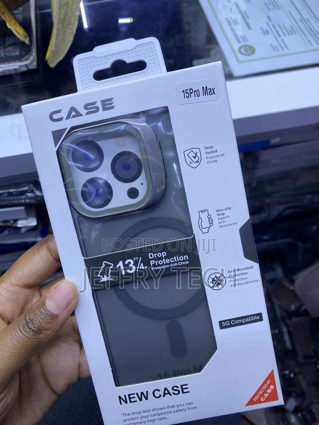 Lamicall Magnetic Case for iPhone 15 Pro Max Translucent Matte - thumbnail 3