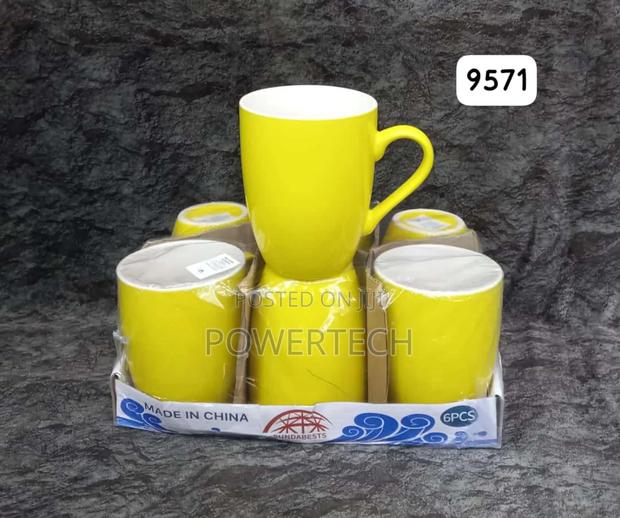 *Yellow Ceramic Mugs - main view