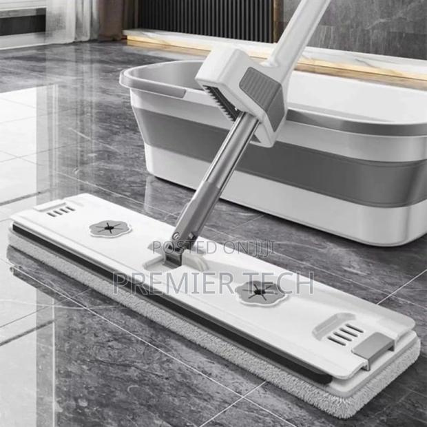 Household Flat Mops Hand-Free Mop Bucket Set Lazy Mop