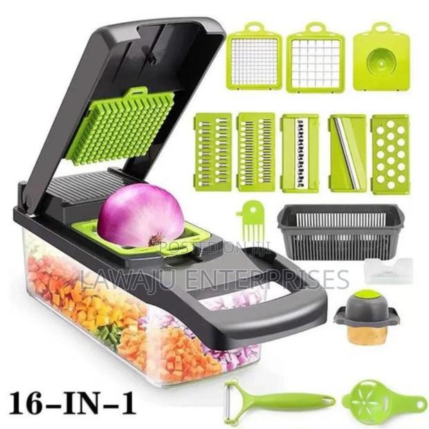16-in-1 Multifunctional Vegetable Slicer & Dicer
