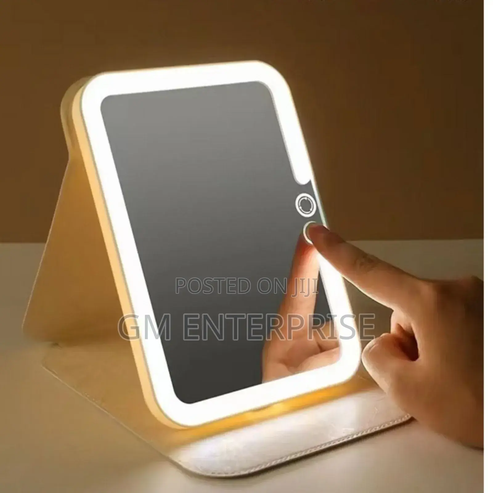 *Rechargeable Led Travel Tablet Vanity Mirror