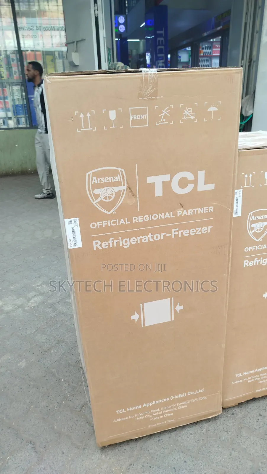 TCL F270tm 207lts Top-Mount Double Door Dark Silver Refrigerator