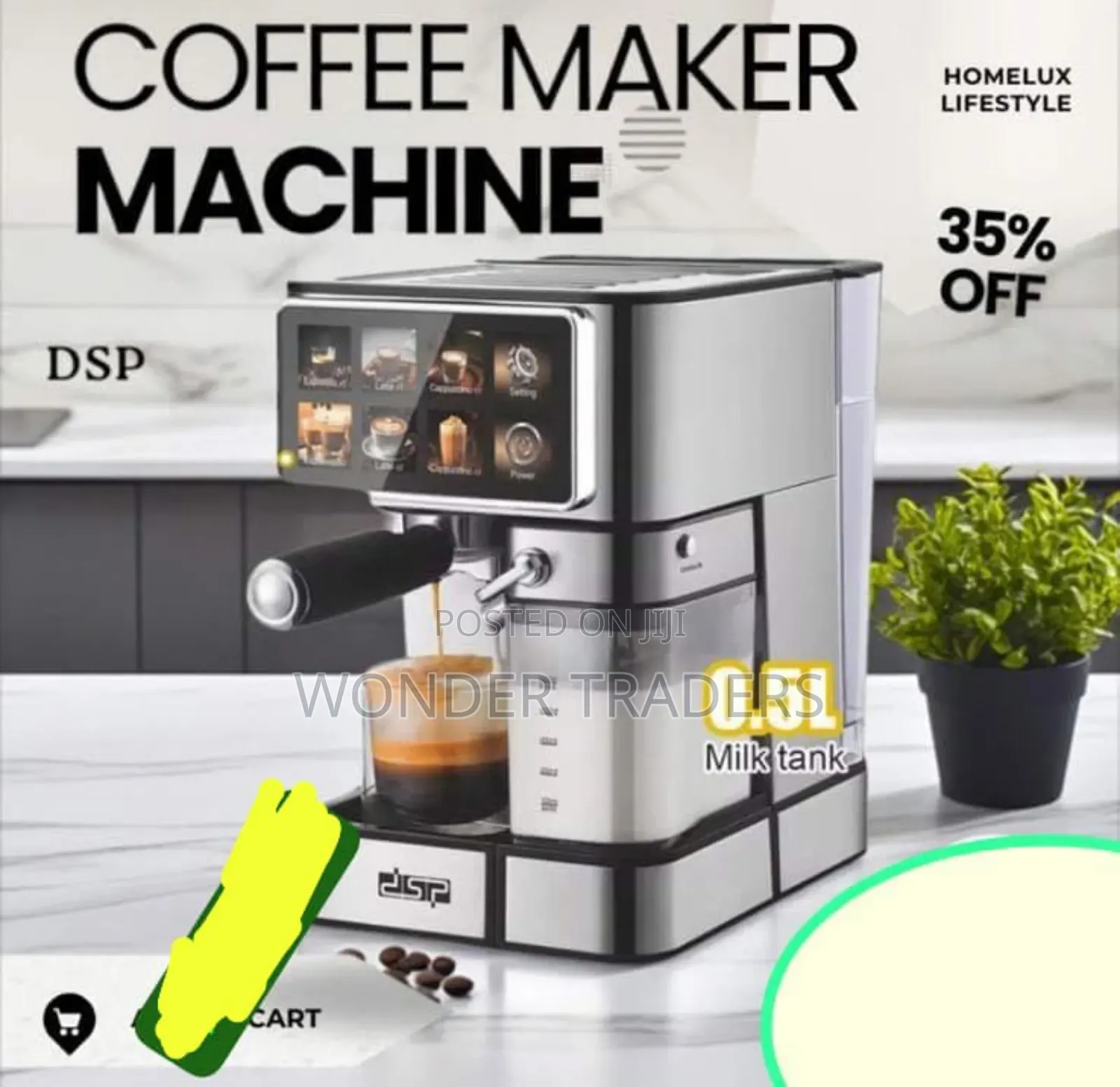 Coffee Maker Machine - Sokany
