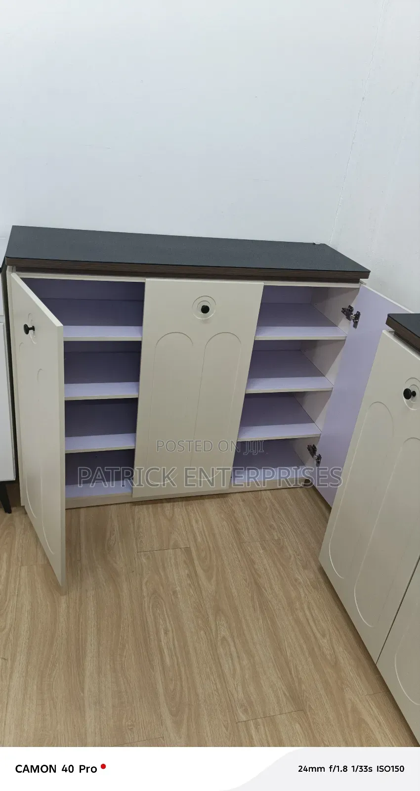 Imported Modern 3 Door Shoe Rack