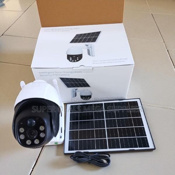 4g Solar Security Camera 3mp Hd PTZ Motion Detect and Two Way Audio