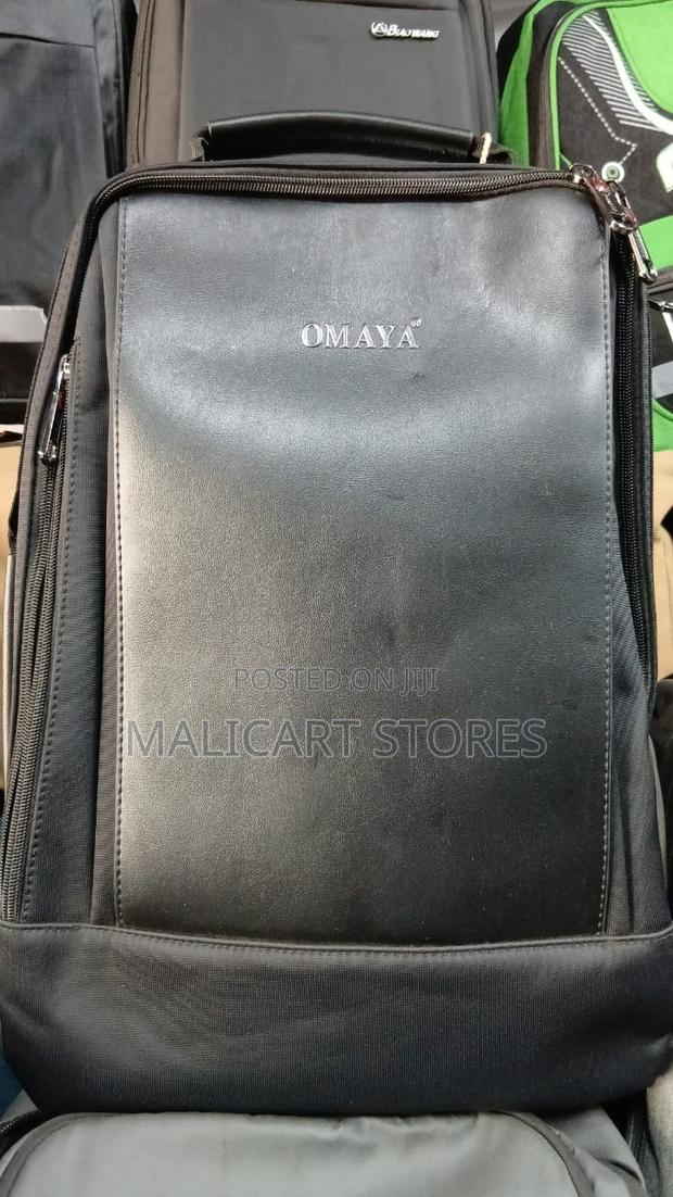 Omaya Executive Leather Back Pack - main view