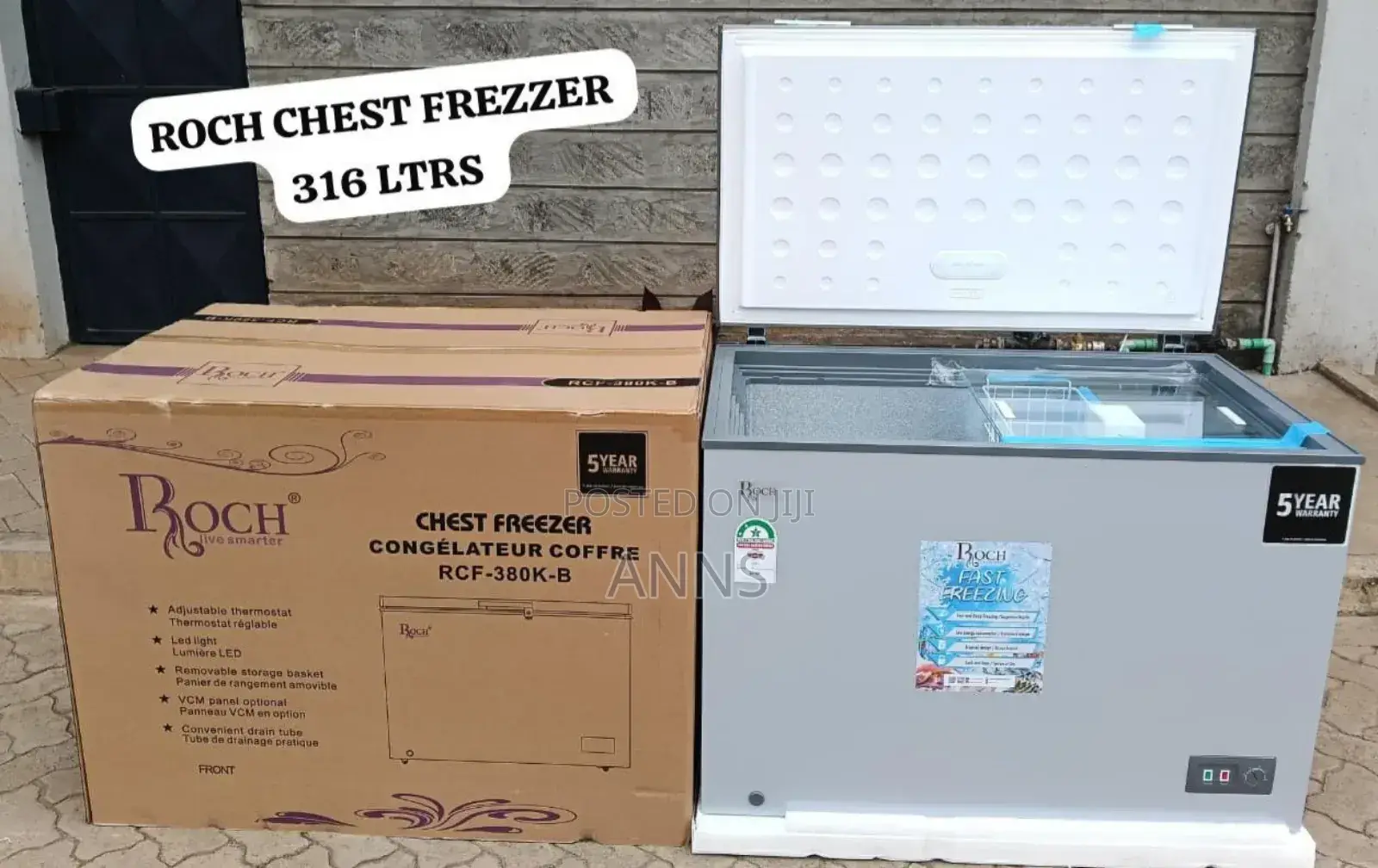 Roch Chest Freezer 316 Litres