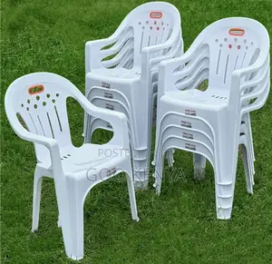Home Chair; Multipurpose Plastic Outdoor Chair With Arm Support