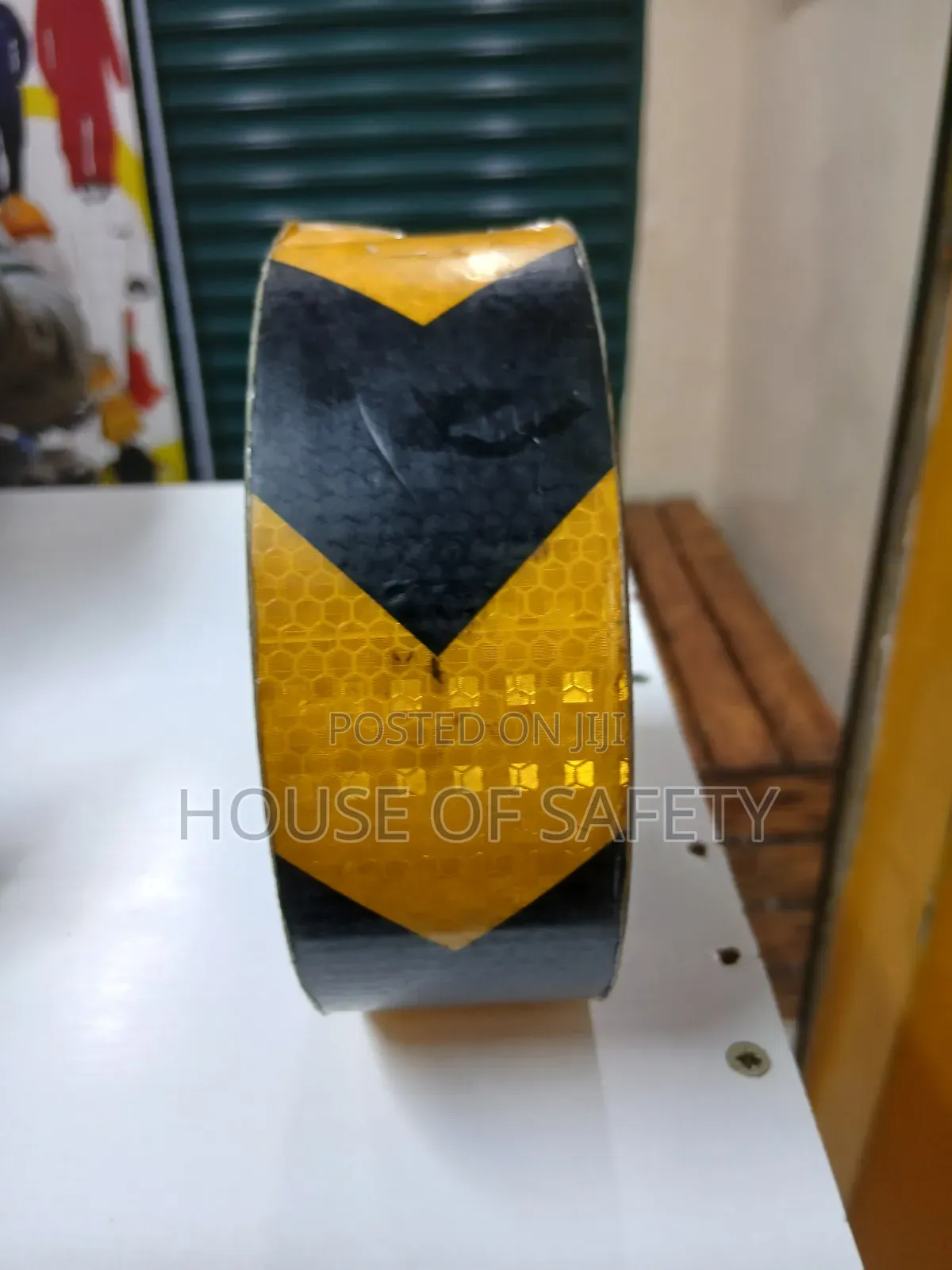 Ordinary Yellow And Black Adhesive Tapes