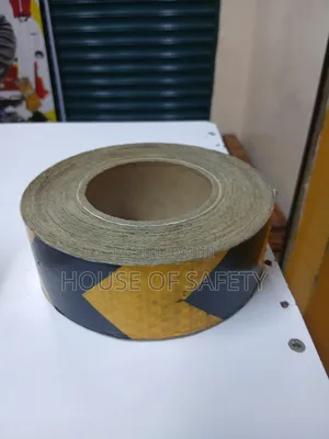Ordinary Yellow And Black Adhesive Tapes