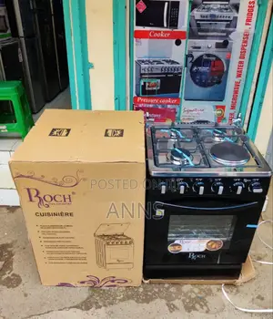 Roch Standing Cooker 50cmx55cm, 3+1 Electric Oven, Jet Burners