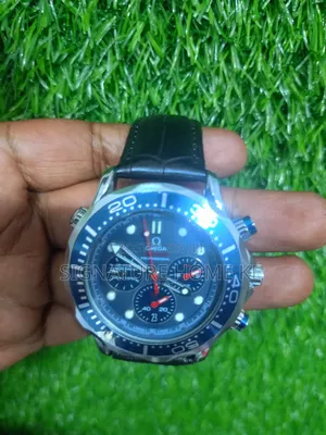 Omega Leather Straps Watch