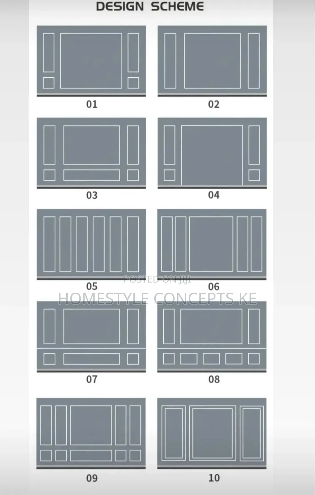 Modern Wainscoting Panels Moldings for Walls