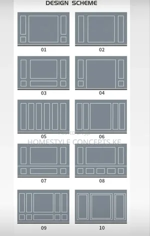 Modern Wainscoting Panels Moldings for Walls