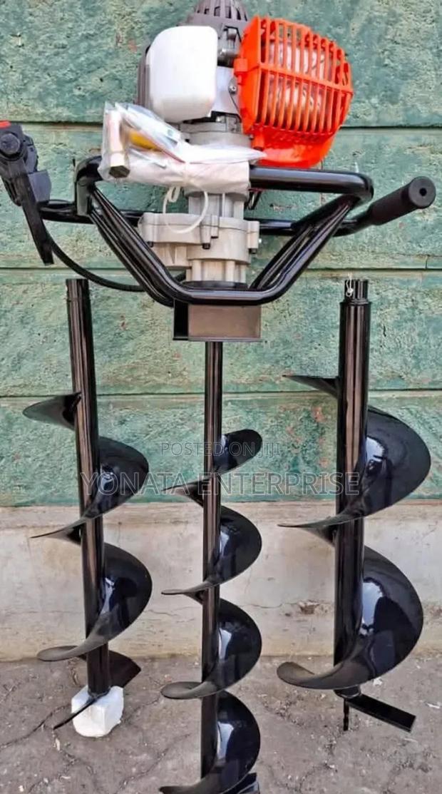 Earth Digging Auger / Soil Auger With 3 Bits - main view