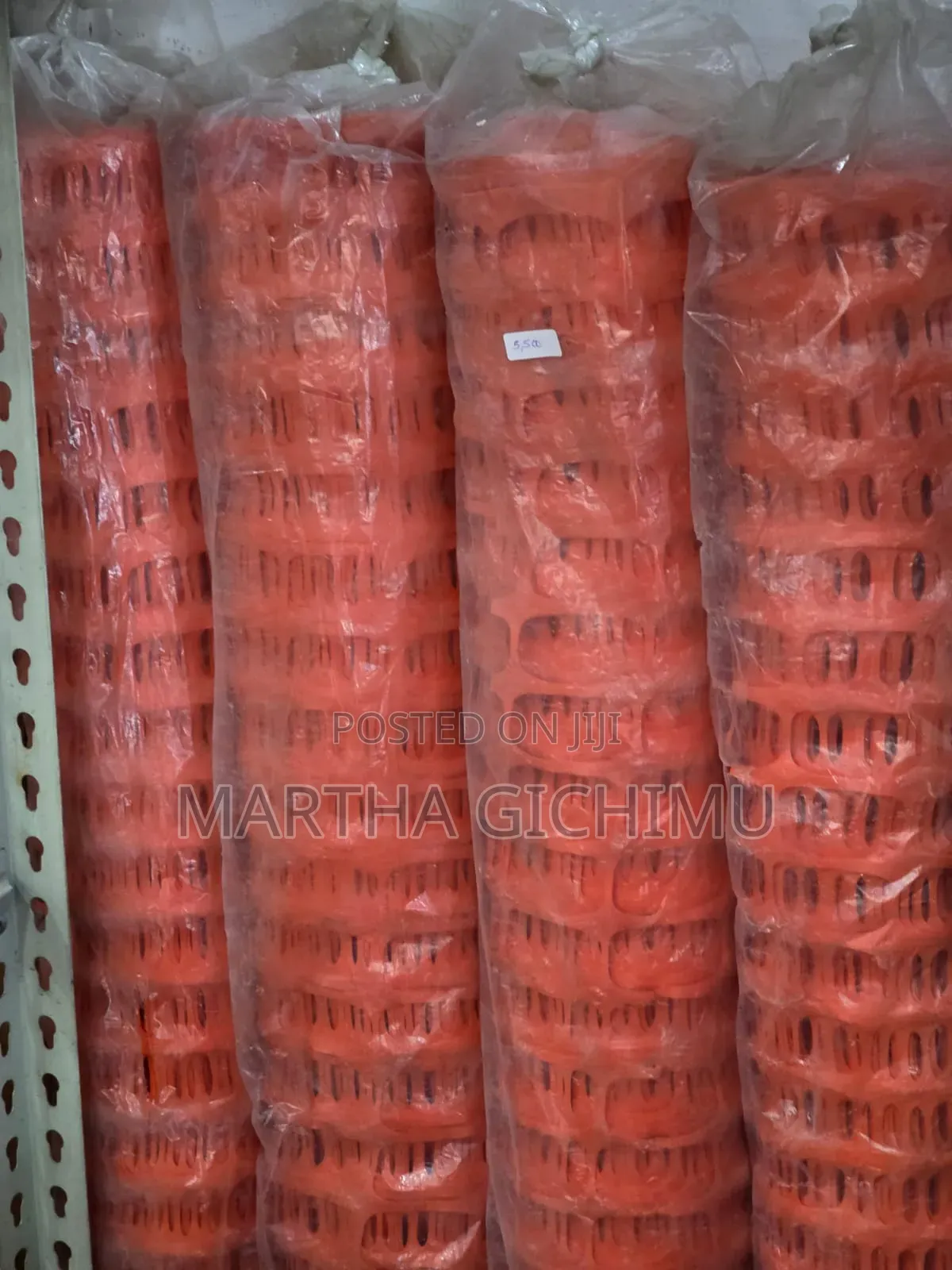 Orange Plastic Safety Net