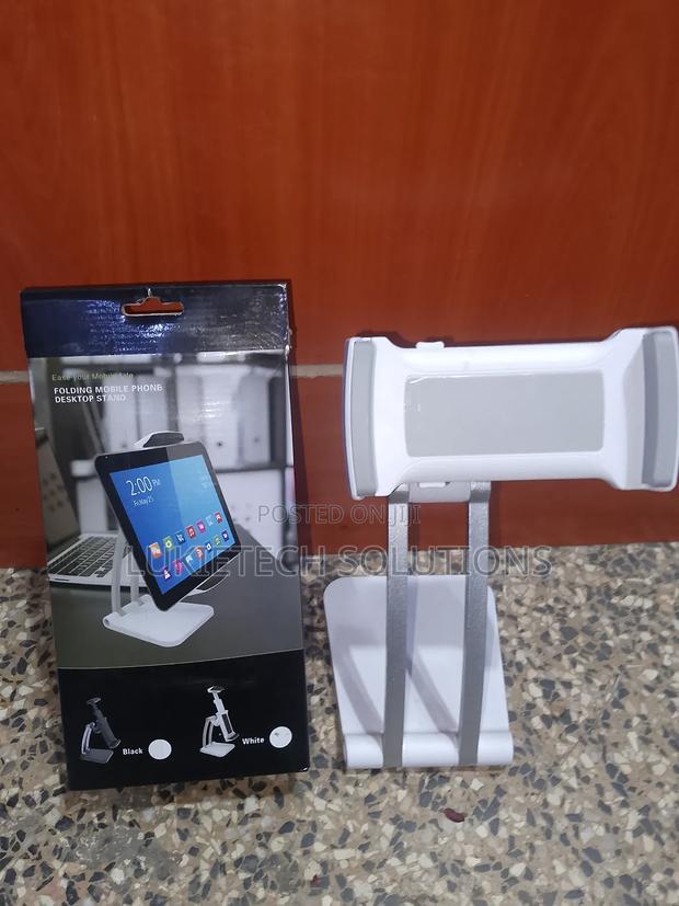 Tablet Holder, Foldable Adjustable Portable Stand - main view