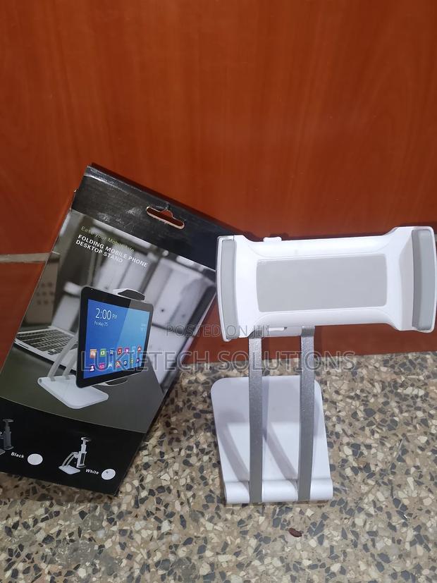 Tablet Holder, Foldable Adjustable Portable Stand - thumbnail 2