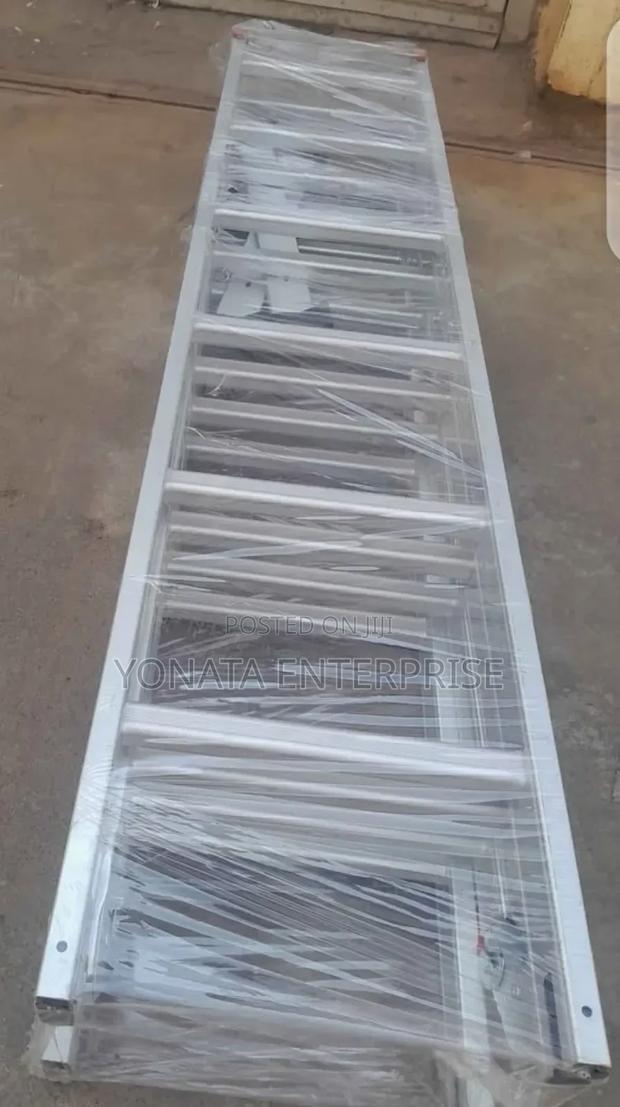 Foldable Aluminum Ladder 4*6 (24ft) - thumbnail 2