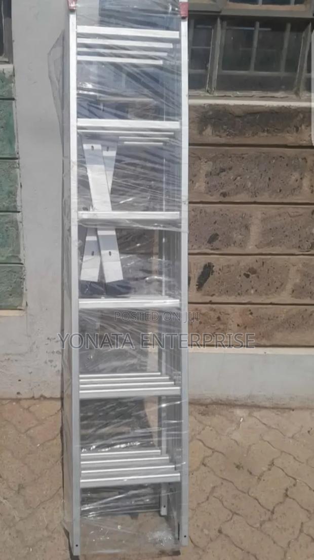 Foldable Aluminum Ladder 4*6 (24ft) - thumbnail 4