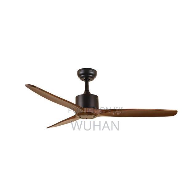 Tronic Ceiling Fan Wooden With Remote Brown