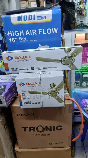 Ceiling Fan! Bajaj Cruziar Decor Antique Copper Brown Colour 2yr Wrnty