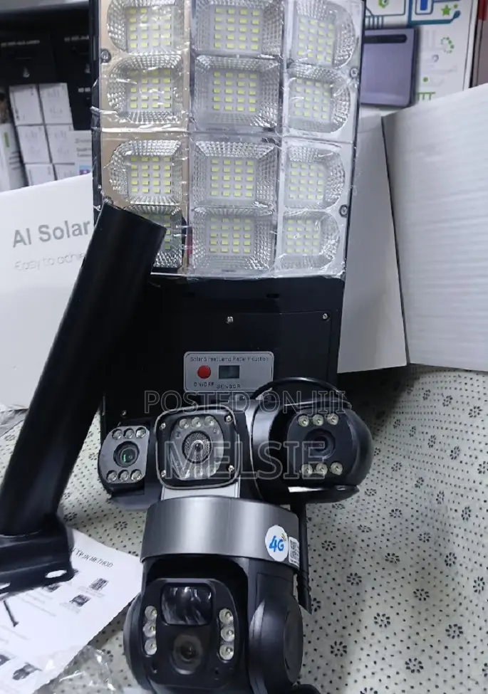 Solar Street Light With Rechargeable Battery Solar Light V380 CCTV