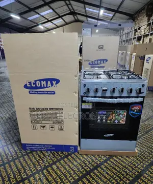 Ecomax Cooker 50x55cm 3 Gas Burners + 1 Hotplate Cooker
