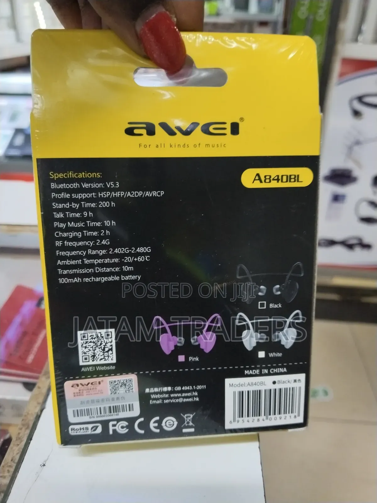 Awei Wireless Sports Headsets